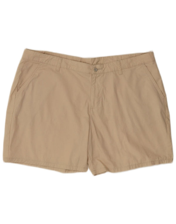 Pantaloni scurți chino obișnuiți pentru femei Mountain Warehouse UK 18 XL W38 bumbac bej