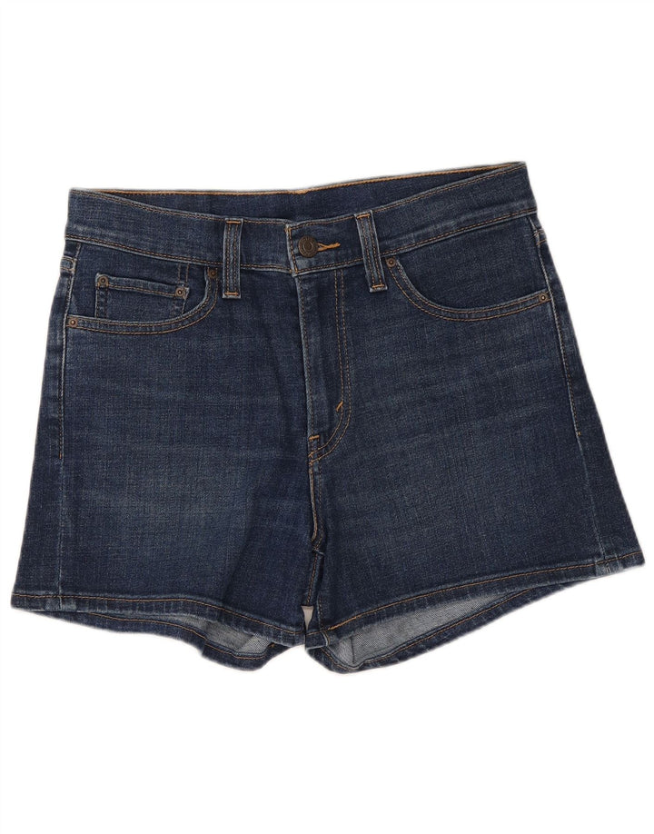 Pantaloni scurți din blugi Levi's W28, bumbac albastru mediu