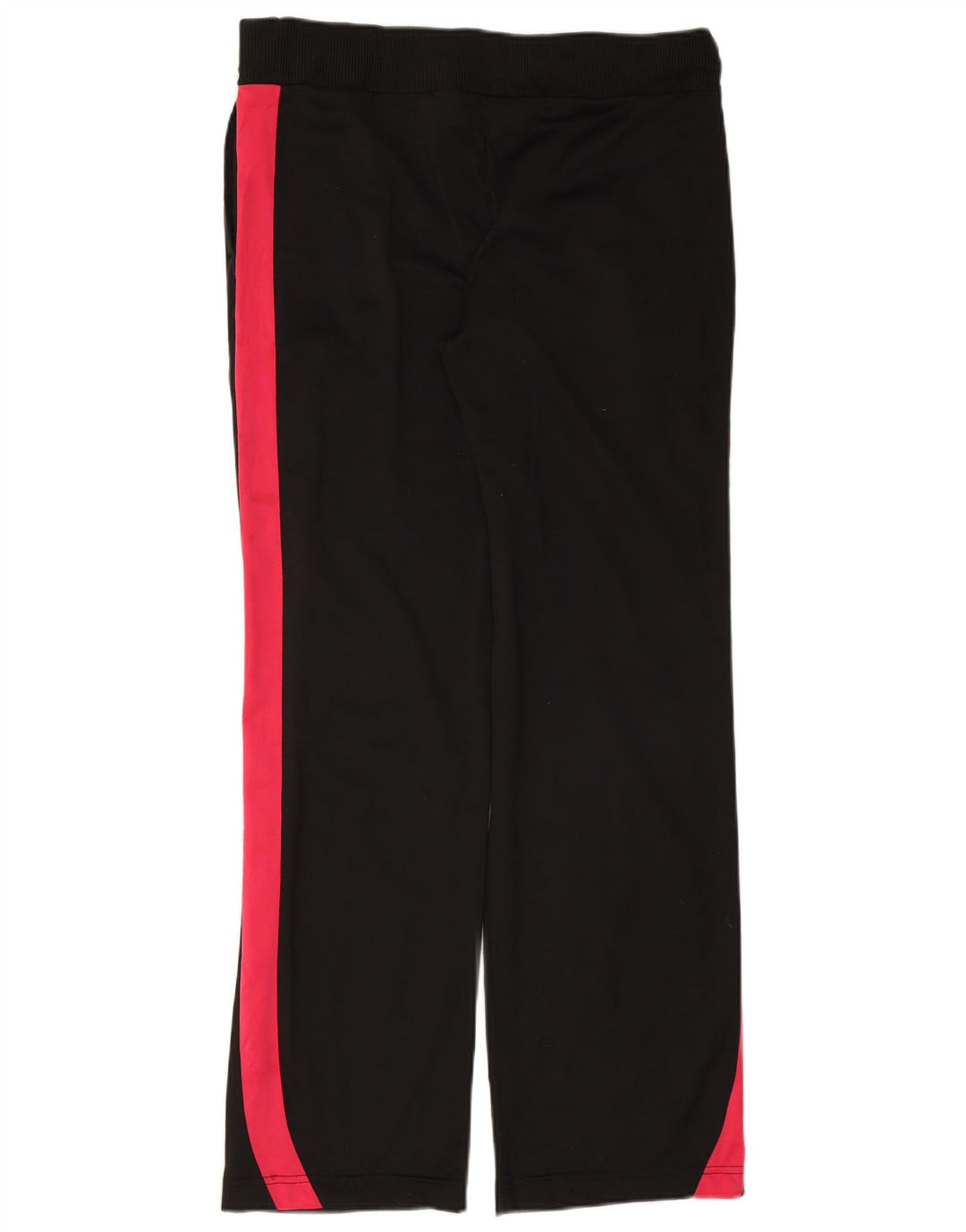 REEBOK Womens Tracksuit Trousers UK 14 Medium  Black Colourblock