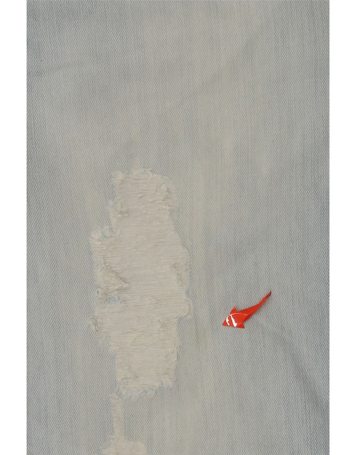 Dekker Blugi Distressed drepte pentru femei W36 L29 Bumbac albastru