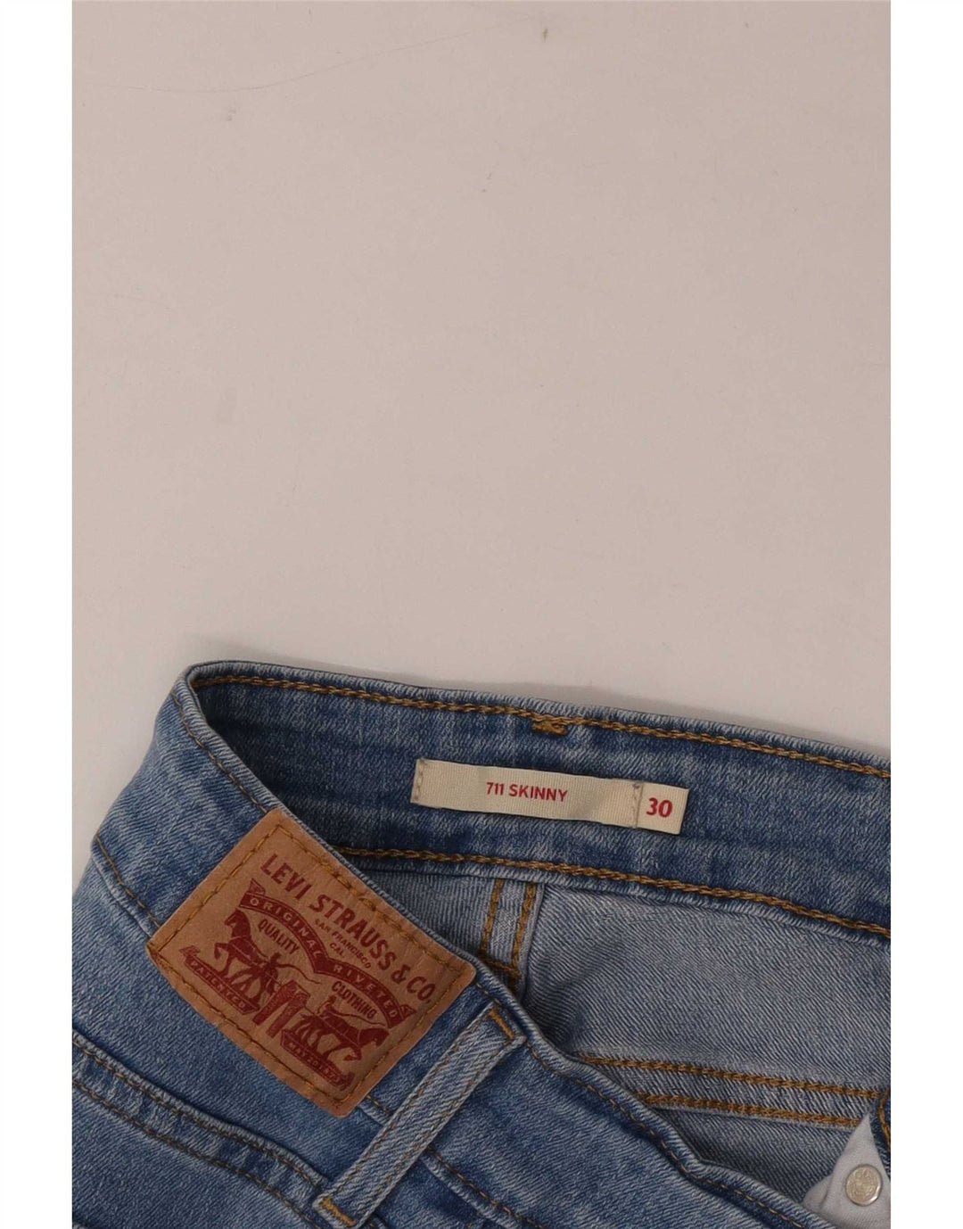 Blugi skinny Levi's 711 pentru femei W30 L27 albastru