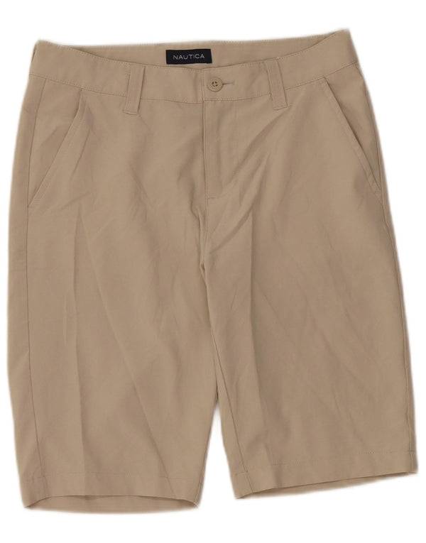 Nautica Boys Chino Shorts 13-14 Years W26  Beige Polyester