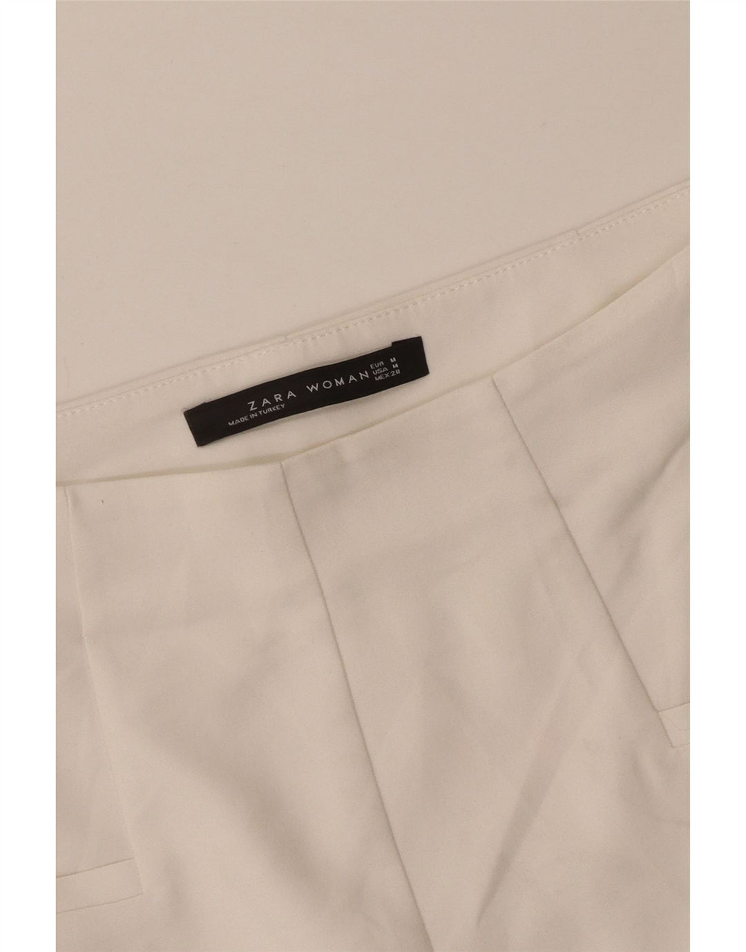 Pantaloni scurți casual pentru femei Zara Medium W28 White