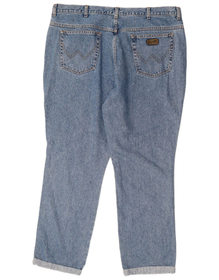 Blugi conici pentru bărbați Wrangler W40 L30 albastru