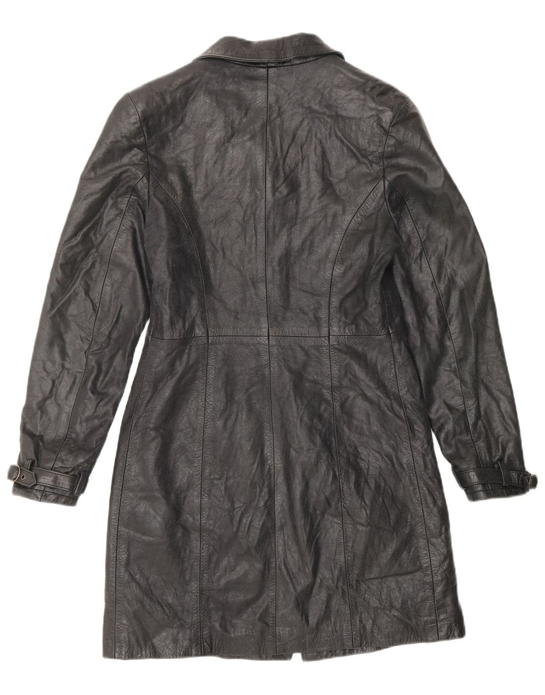 Palton de piele pentru femei Vimapel UK 10 Small Black Classic
