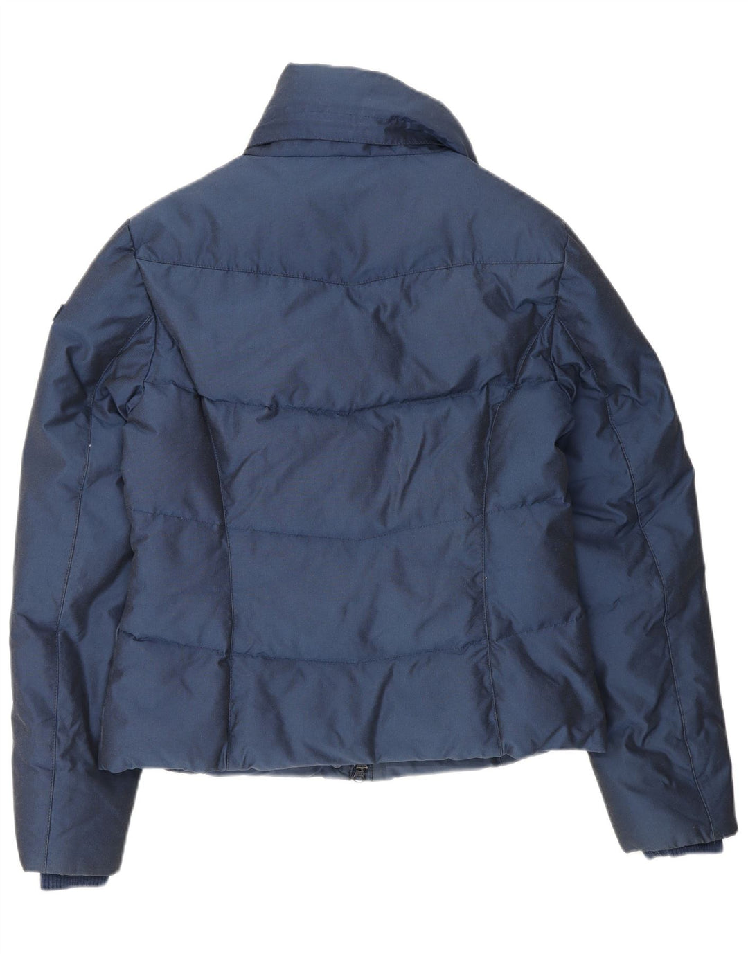 Jachetă căptușită pentru femei Woolrich UK 16 mare, albastru bleumarin, bumbac
