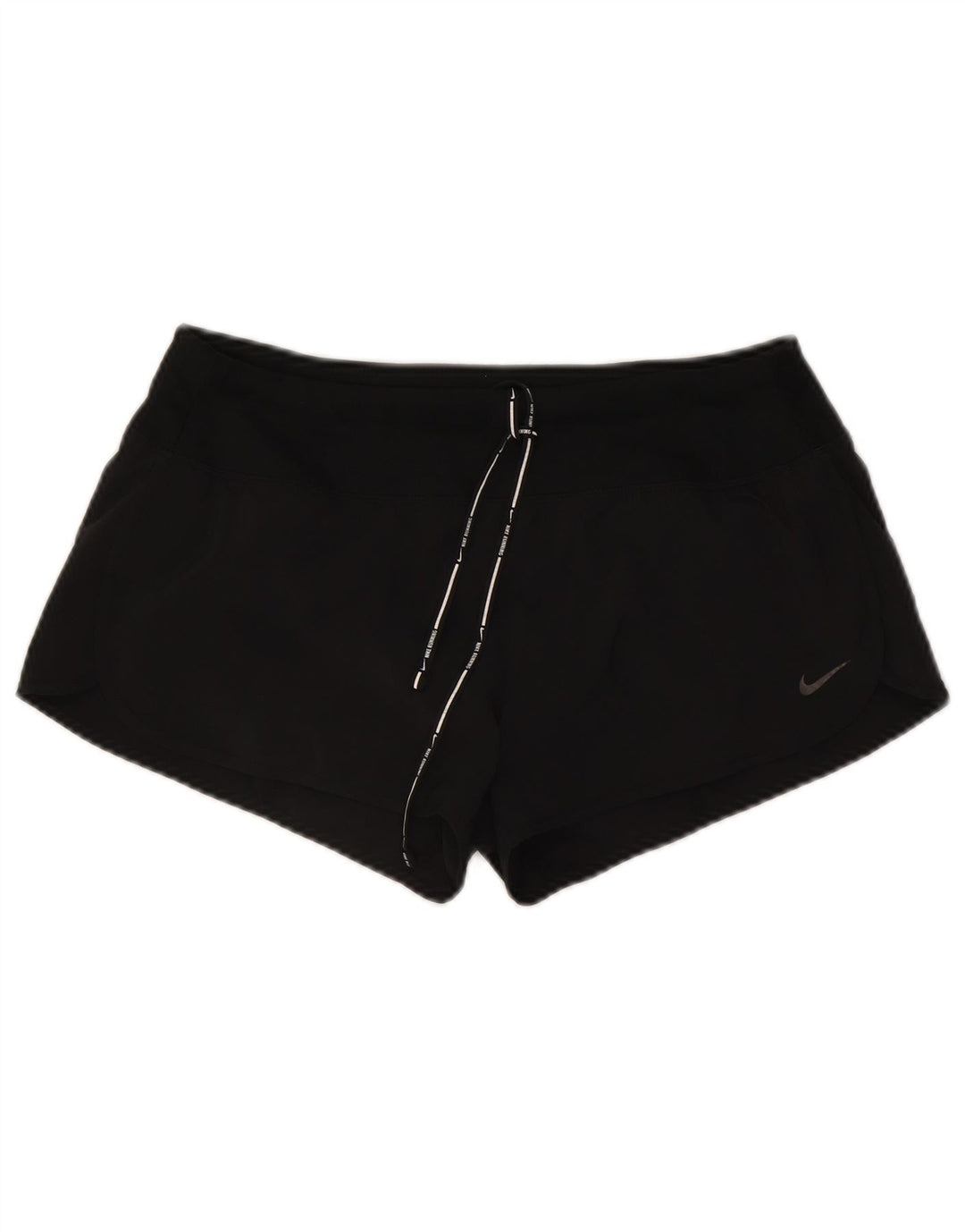 Pantaloni scurți sport Nike Dri Fit pentru femei UK 14 Medium Black
