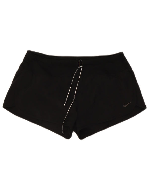 Pantaloni scurți sport Nike Dri Fit pentru femei UK 14 Medium Black