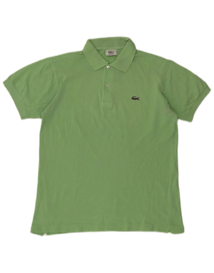 Tricou polo pentru bărbați LACOSTE Mărimea 3 Bumbac verde mic