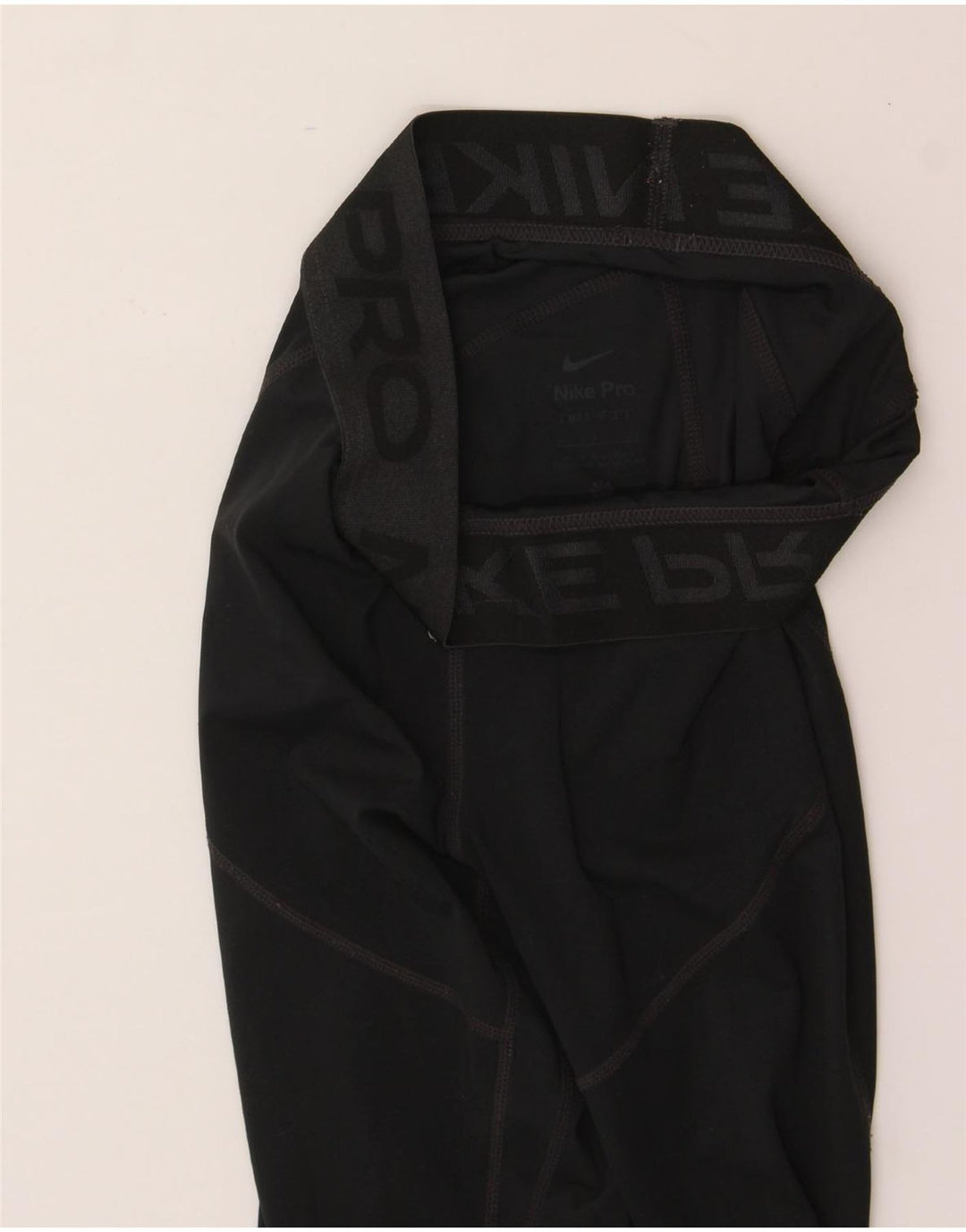 NIKE Womens Dri Fit Graphic Leggings UK 8 Small Black Vintage Nike and Second-Hand Nike from Messina Hembry 