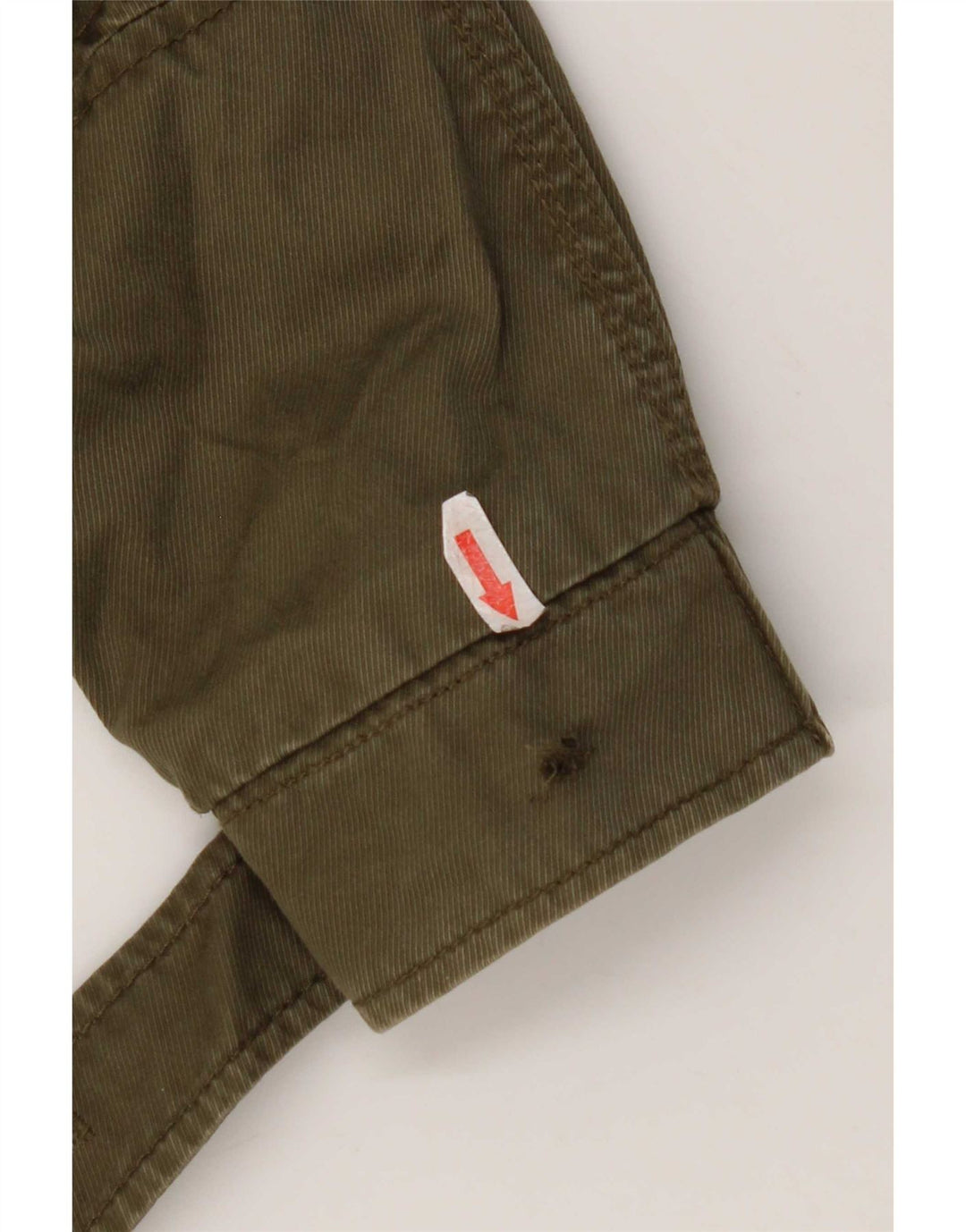 Jachetă parka cu glugă pentru femei Esprit UK 8, bumbac kaki mic