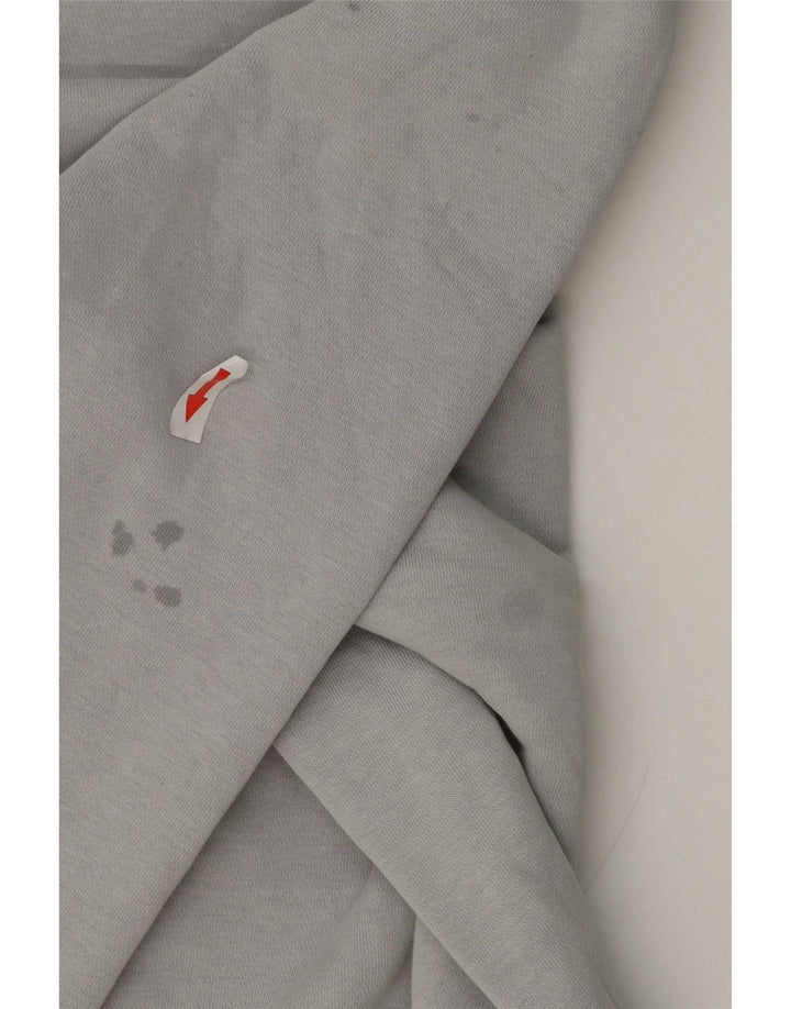 Hanorac grafic pentru bărbați Nike Pulover mare, gri, bumbac color bloc