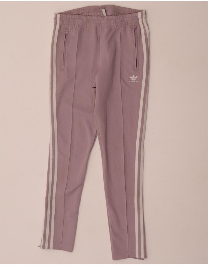 Pantaloni de trening Adidas pentru femei UK 8 Poliester violet mic