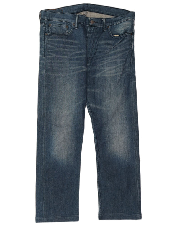 Blugi Levi's 513 Slim Straight pentru bărbați W36 L28 Bumbac albastru