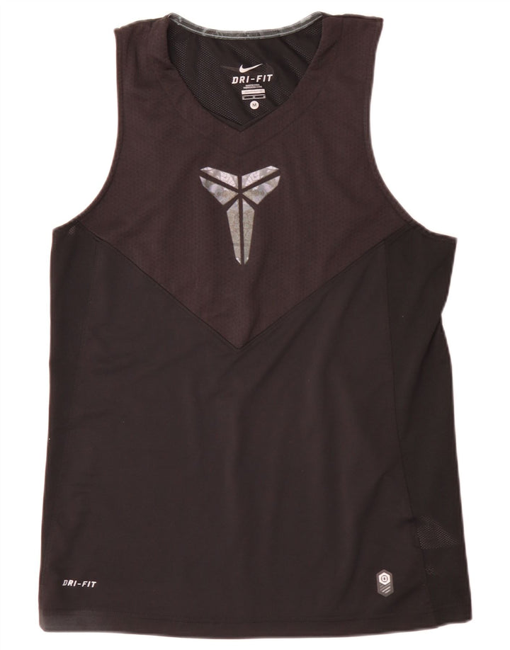 Vestă grafică Nike pentru bărbați, sport, mediu, negru, poliester
