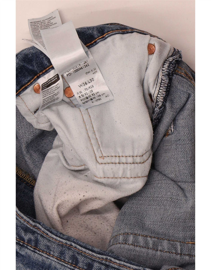 Blugi Levi's 514 Straight pentru bărbați W36 L30 Bumbac albastru