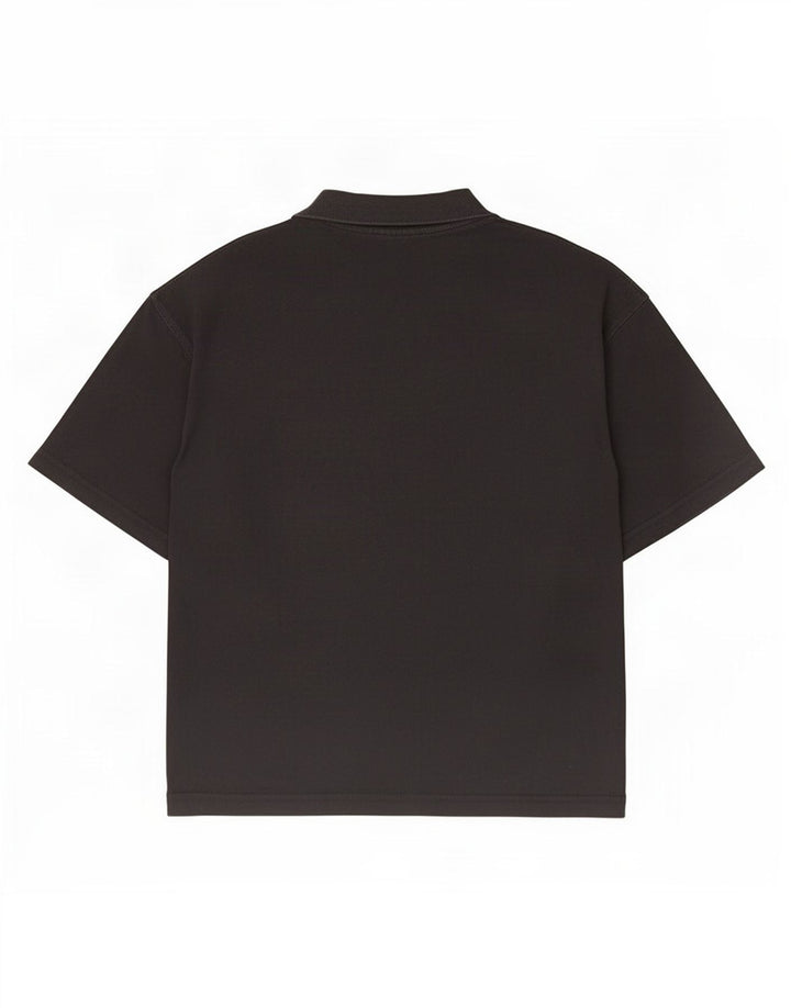 Tricou grafic Reebok pentru bărbați Top mediu din bumbac negru