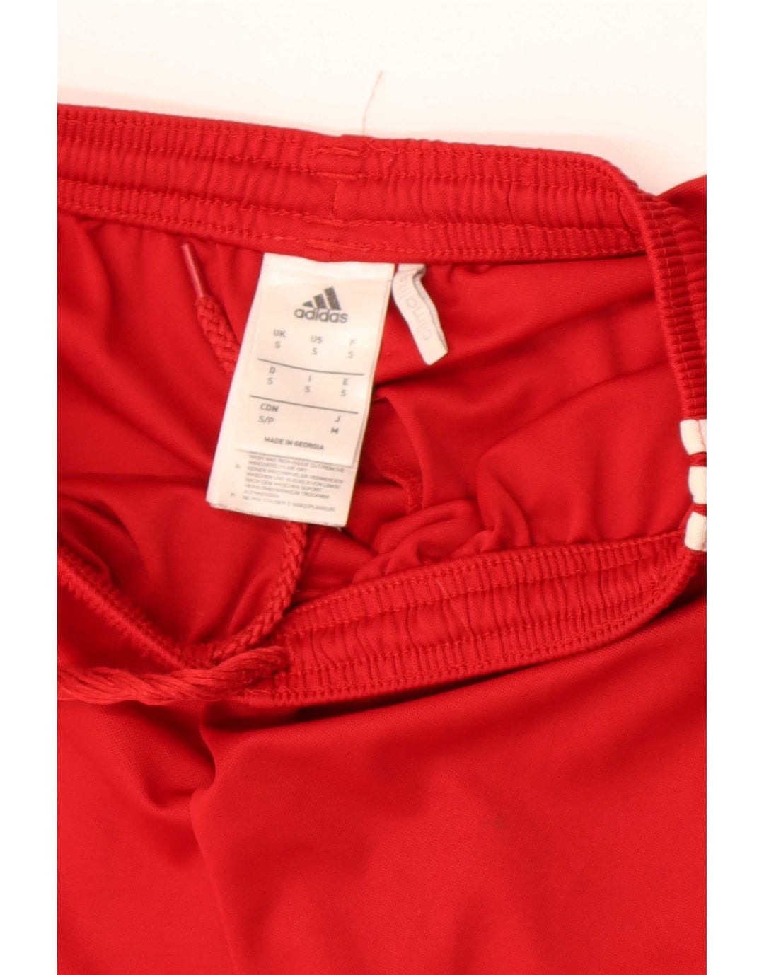 Pantaloni scurți sport pentru bărbați Adidas Climalite, poliester roșu mic