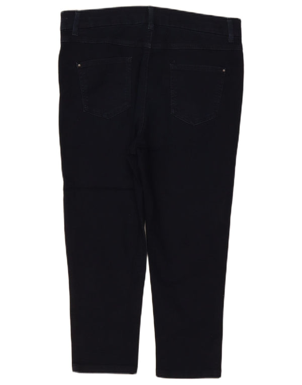 Blugi tăiați pentru femei Marks & Spencer UK 16 Large W34 L22 Bleumarin