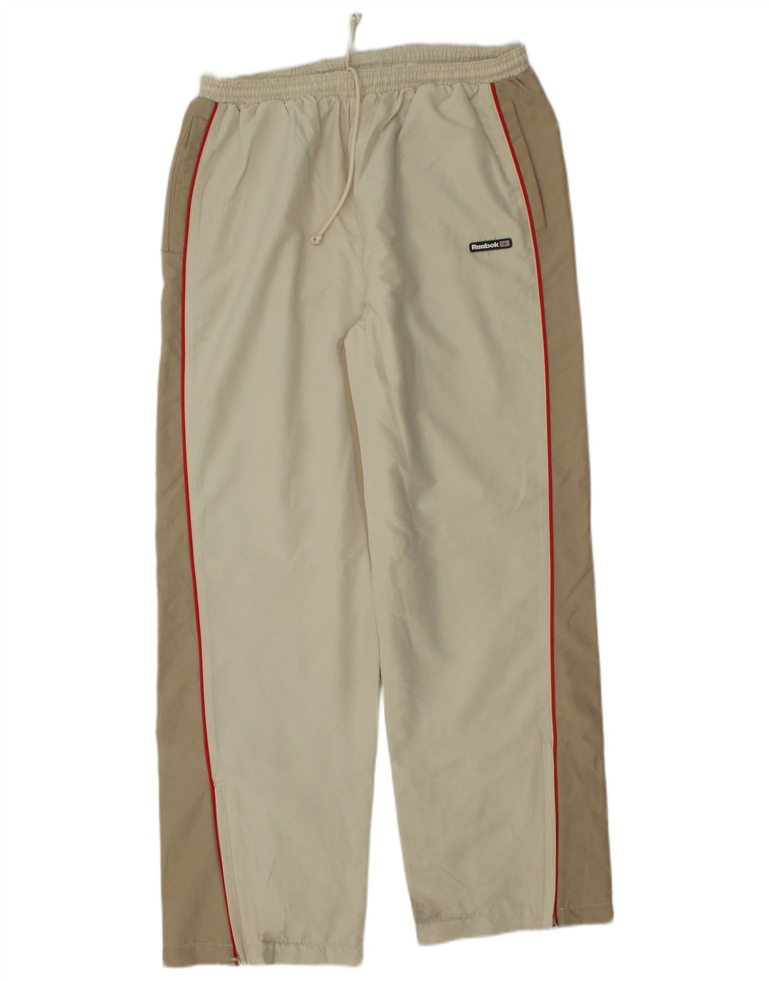 Pantaloni de trening pentru femei REEBOK UK 14 mare, bej, poliester color bloc