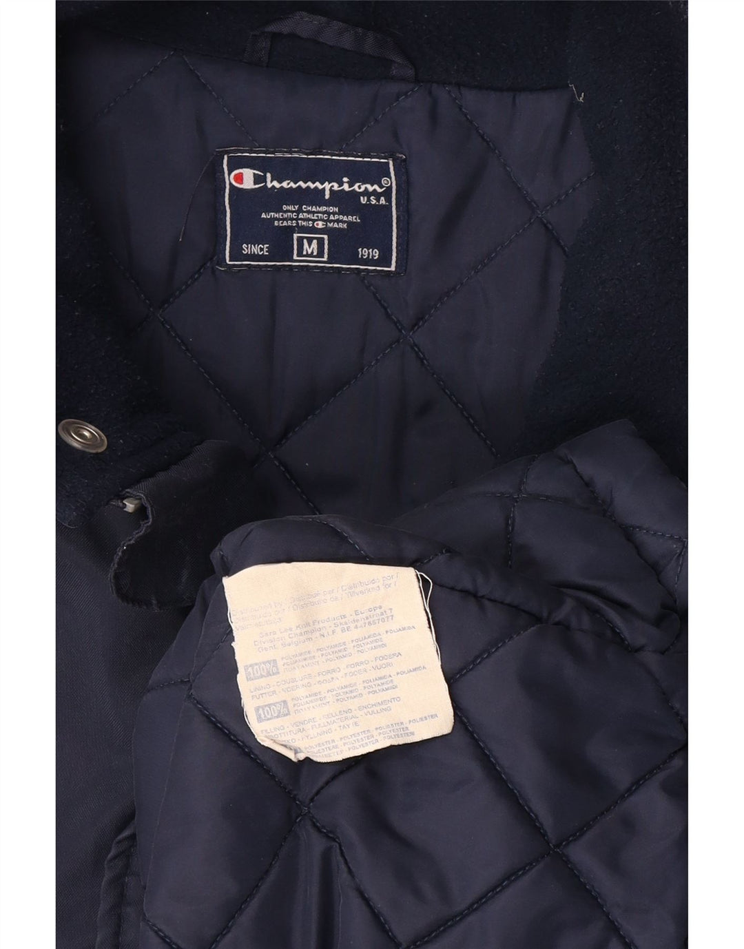Jachetă Windbreaker pentru bărbați Champion UK 38 Medium Bleumarin Poliamidă