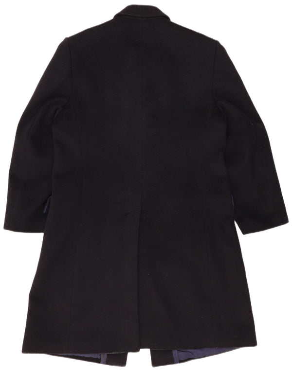 Pardesiu pentru bărbați VINTAGE UK 44 2XL Lână bleumarin