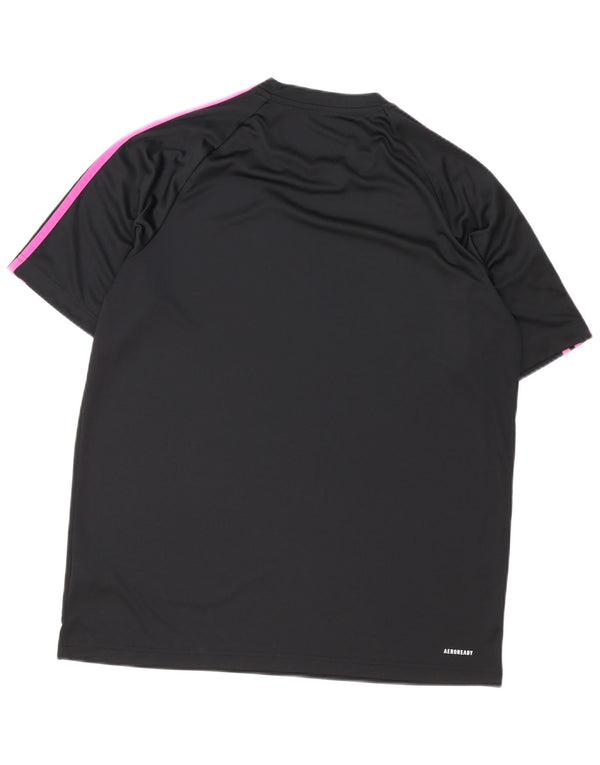 Tricou pentru bărbați Adidas Aeroready Top mare din poliester negru