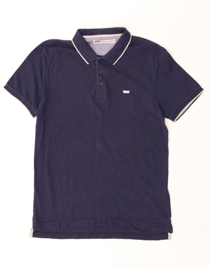 Cămașă polo LEVI'S Coupe Standard Standard pentru bărbați, bumbac mediu bleumarin
