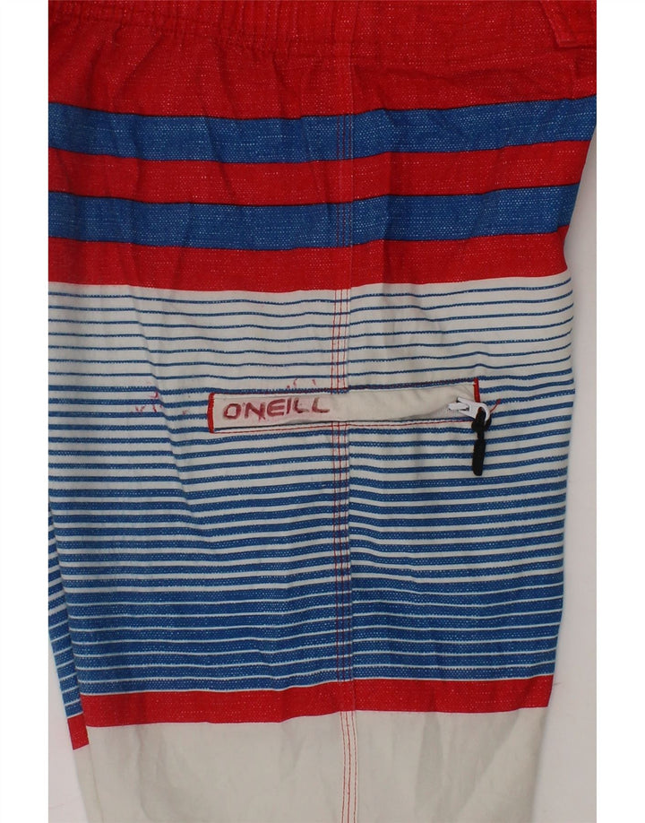 O'NEILL Boys Swimming Shorts 6-7 Years XL Multicoloured Striped Polyester Vintage O'Neill and Second-Hand O'Neill from Messina Hembry 