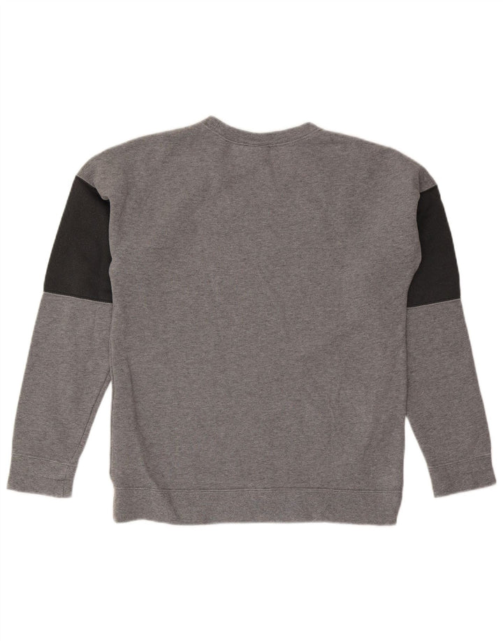 Hanorac grafic pentru bărbați Nike Jumper mic, gri, bumbac color bloc