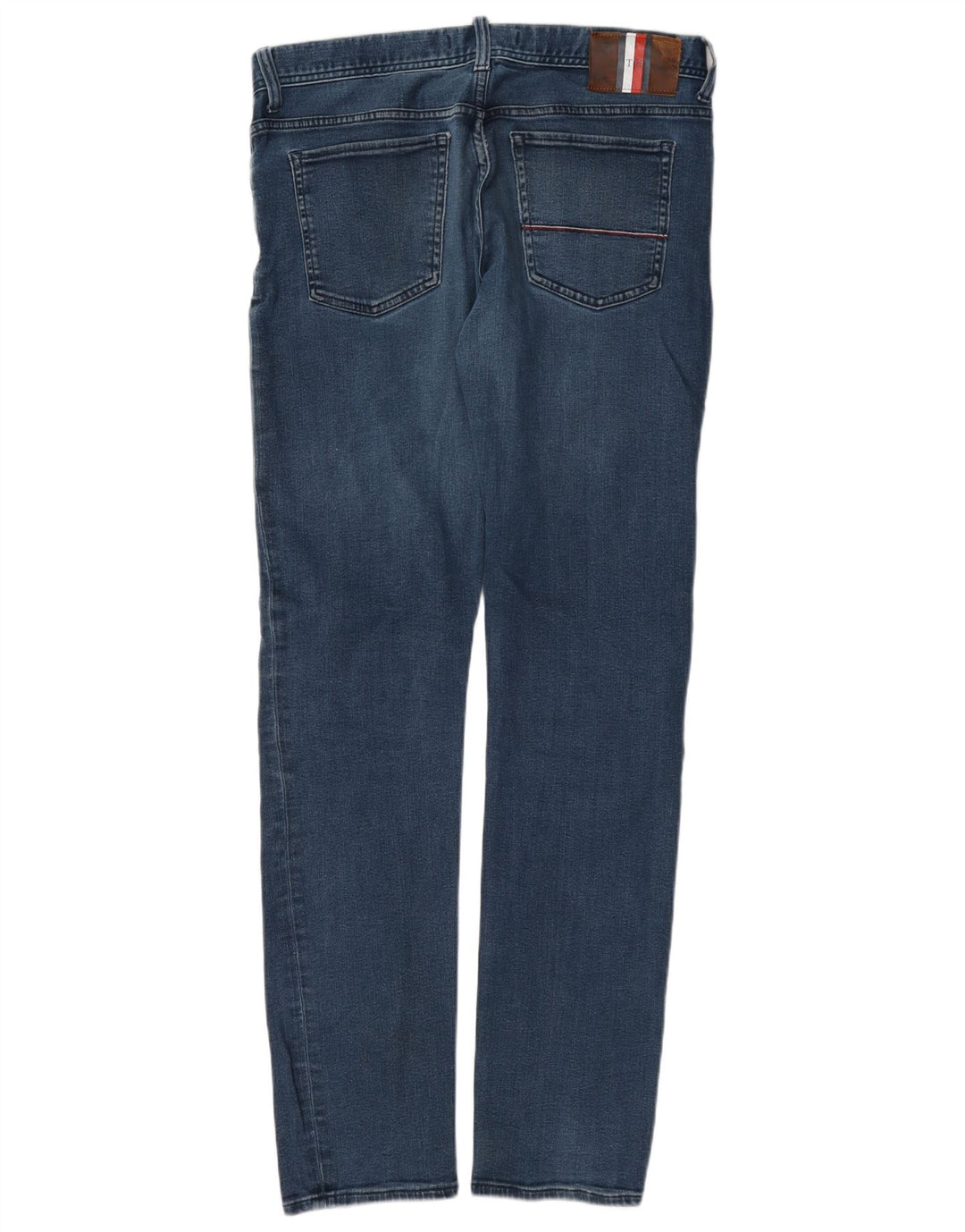 Blugi Tommy Hilfiger pentru femei Bleecker Slim W32 L34 Bumbac albastru