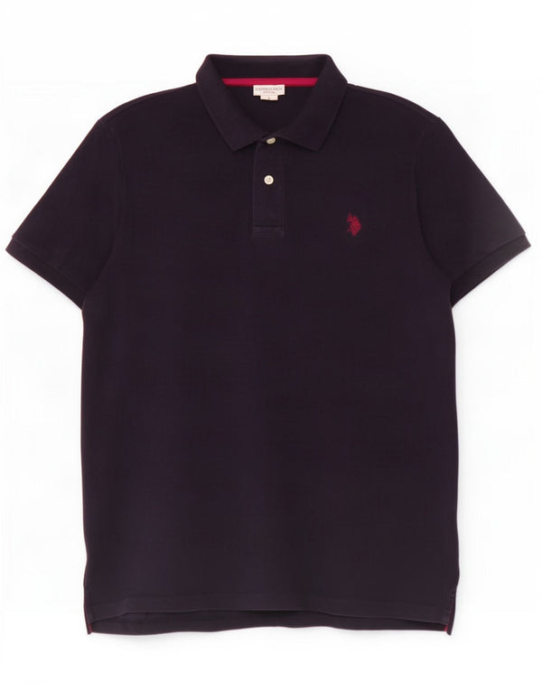 U.S. Polo Assn. Tricou polo pentru bărbați, mare, albastru bleumarin, bumbac