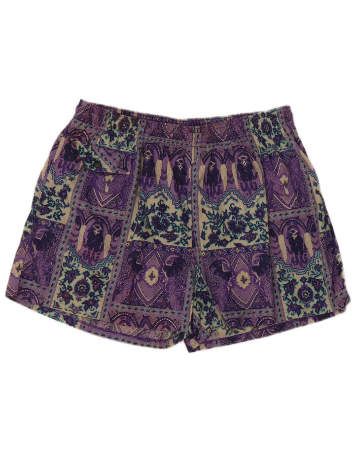 Pantaloni scurți de înot pentru femei Equipe UK 14, mari, mov, mov, patchwork