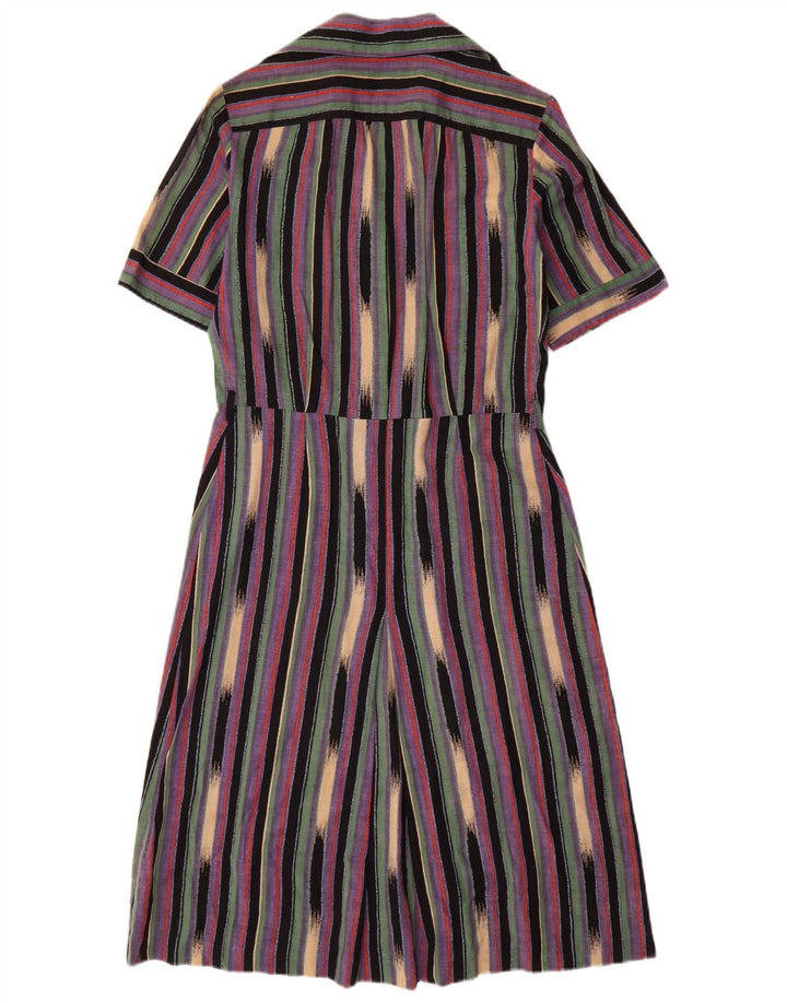 Rochie A-Line Vintage pentru Femei IT 44 Mediu Multicolore Dungi