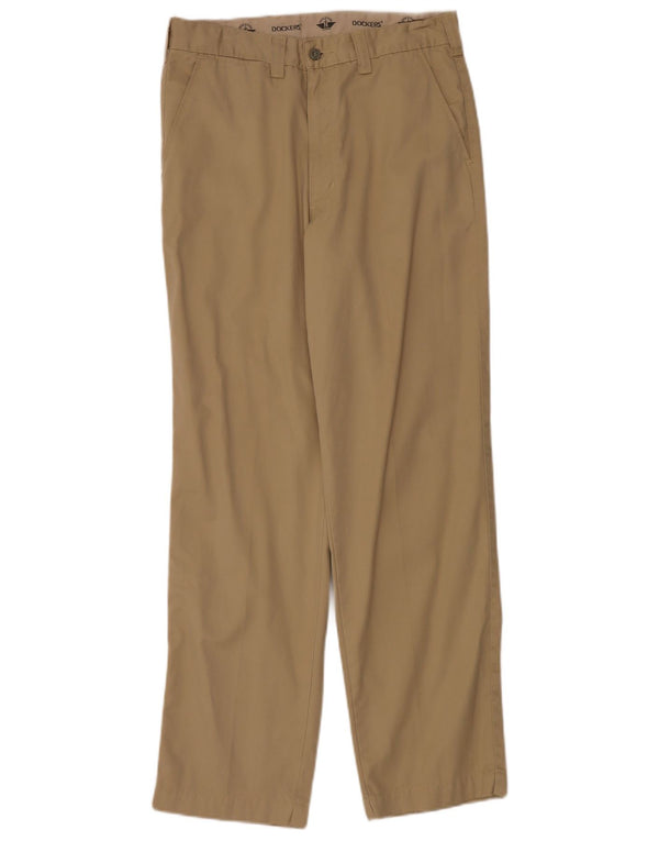 Pantaloni Chino Drepți Dockers Bărbați L32 L30 Bej