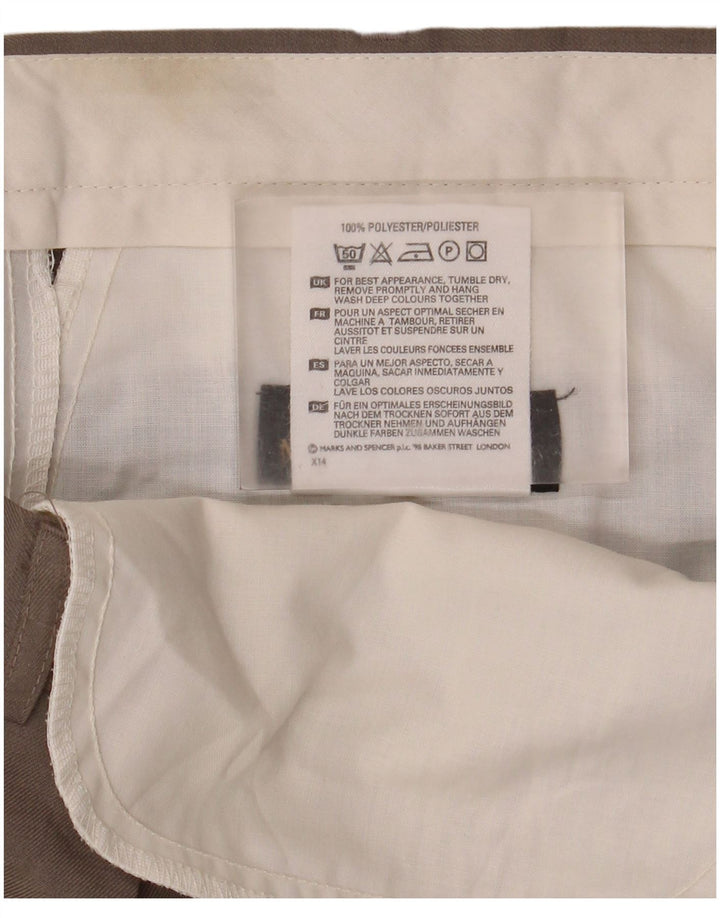 Marks & Spencer Pantaloni casual pentru bărbați St. Michael Pegged W38 L29 maro
