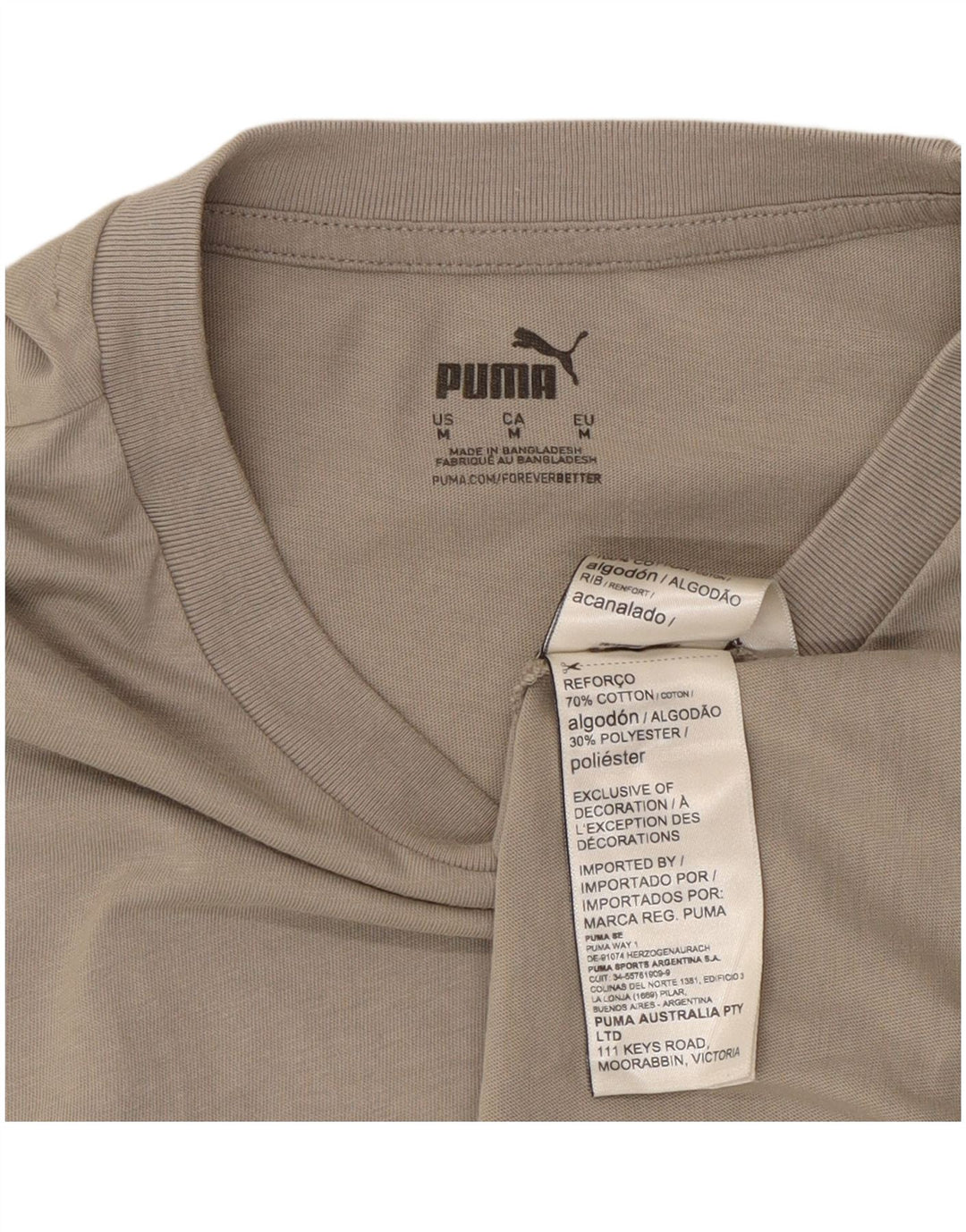Tricou grafic Puma pentru bărbați Top, bumbac, gri mediu