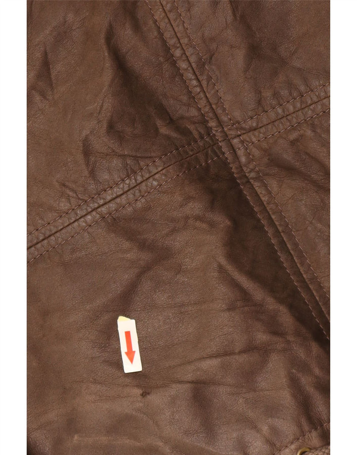 Jachetă de piele pentru bărbați CONBIPEL UK 40, maro, piele mare