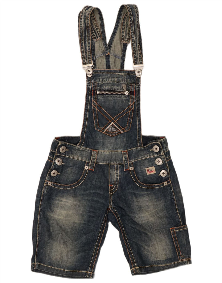 ROY ROGERS Pantaloni scurți din denim salopete pentru femei IT 41 Small W27 Bumbac albastru