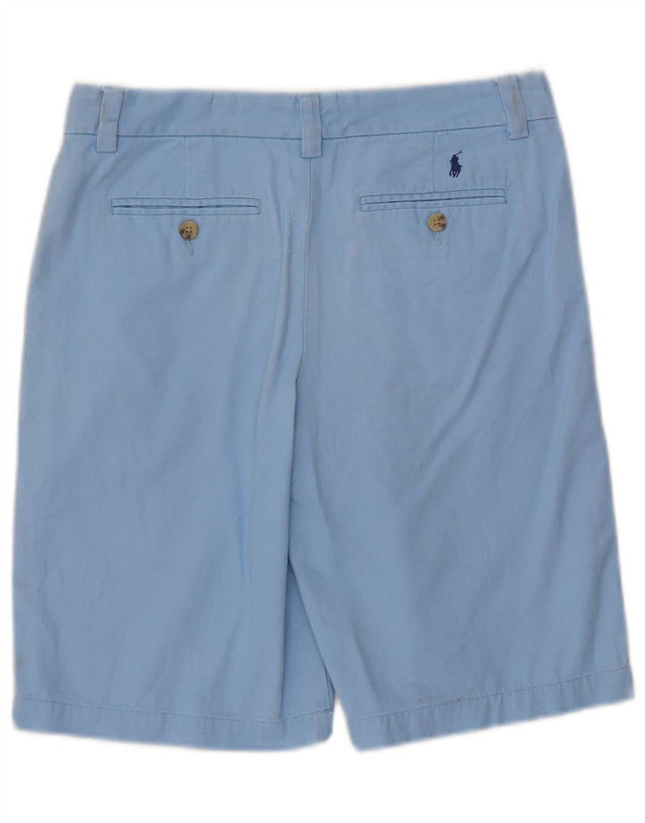 POLO RALPH LAUREN Pantaloni scurți chino pentru băieți 15-16 ani W30 bumbac albastru