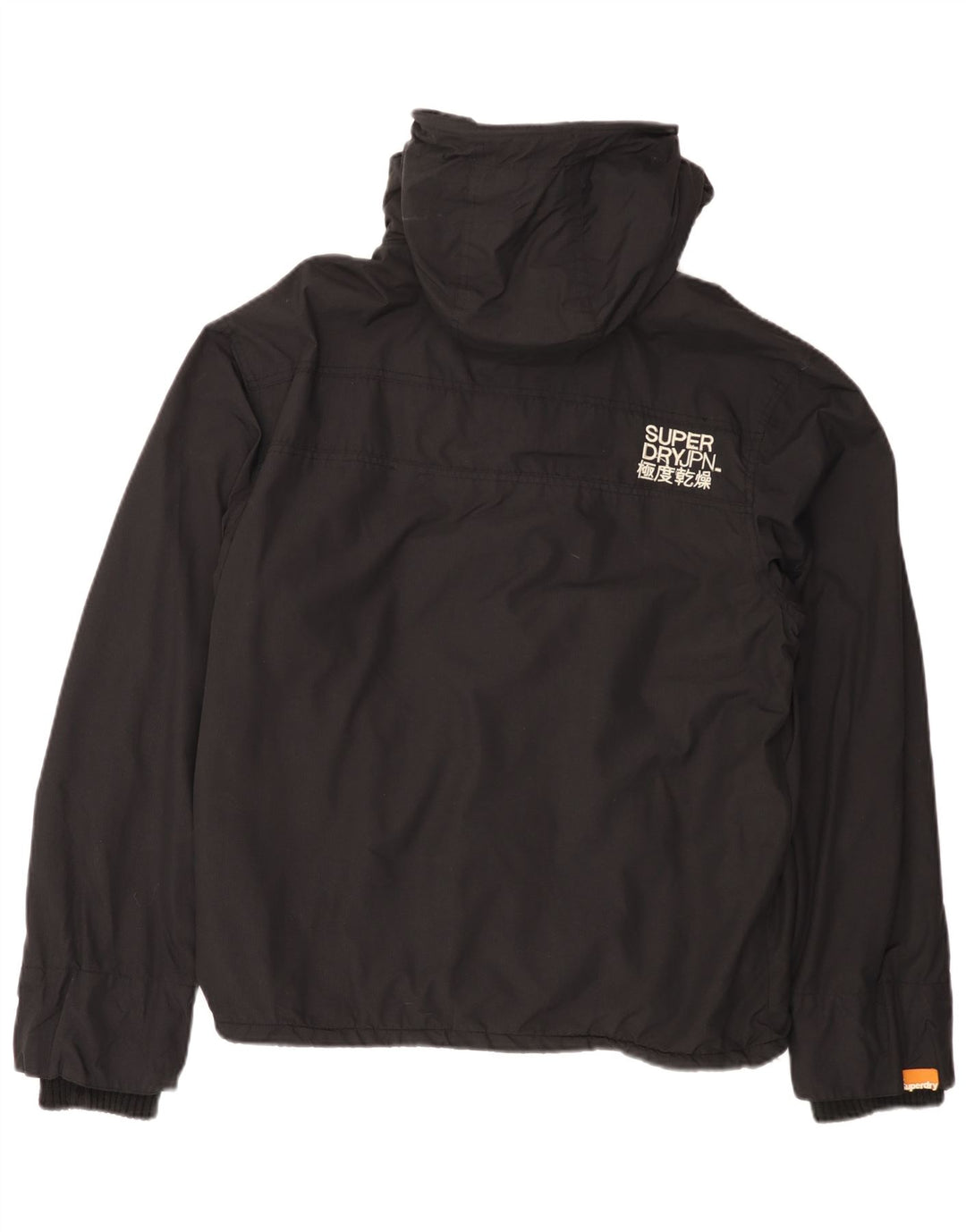SUPERDRY Jachetă Windbreaker pentru femei The Windcheater cu glugă UK 20 2XL Negru