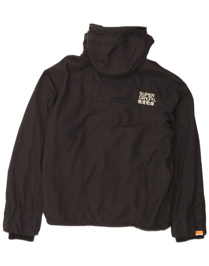 SUPERDRY Jachetă Windbreaker pentru femei The Windcheater cu glugă UK 20 2XL Negru
