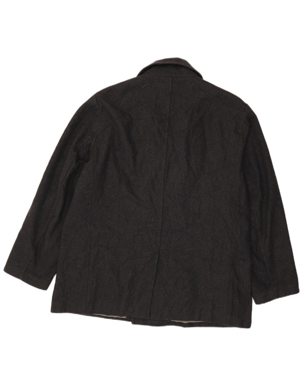 Palton Calvin Klein pentru bărbați UK 42 XL Lână neagră