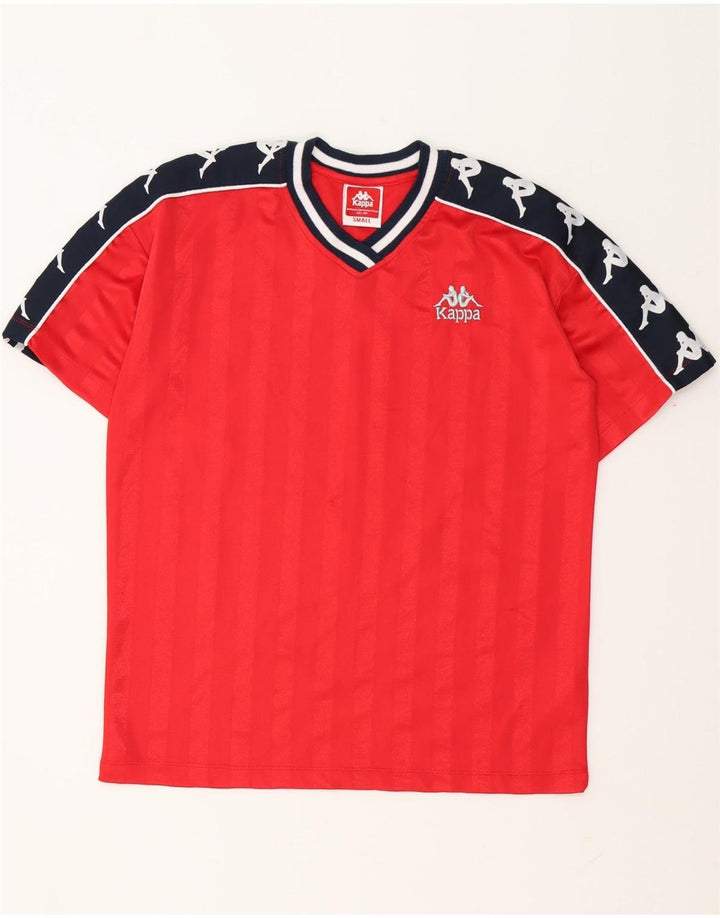 Tricou grafic KAPPA pentru bărbați Top mic roșu Colorblock
