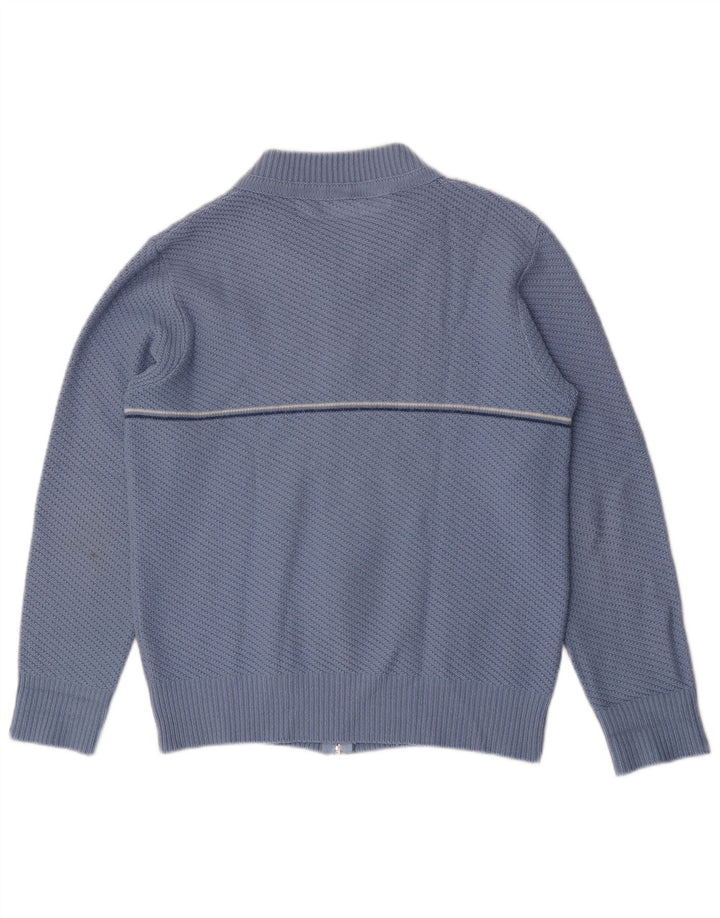Cardigan Vintage pentru bărbați, cu dungi albastre medii