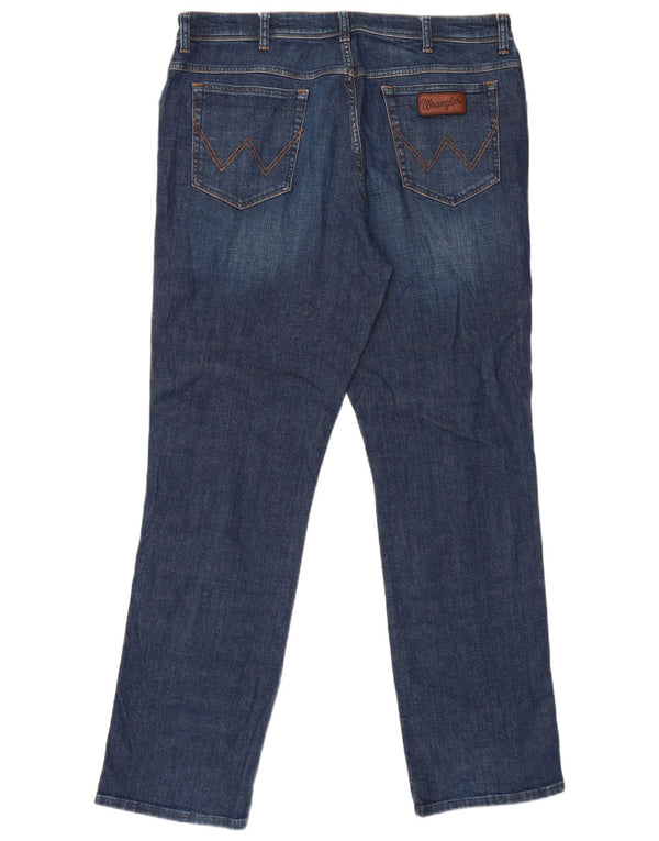 Blugi drepte pentru bărbați Wrangler Texas W40 L34 Bumbac albastru