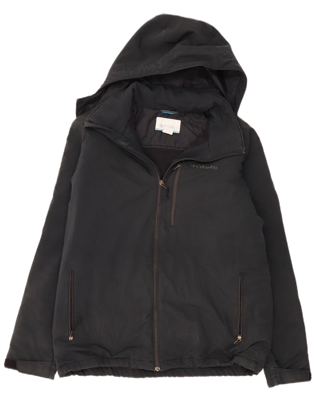 Jachetă de vânt cu glugă COLUMBIA pentru bărbați UK 42 XL poliester gri