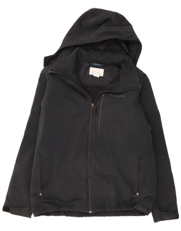 Jachetă de vânt cu glugă COLUMBIA pentru bărbați UK 42 XL poliester gri