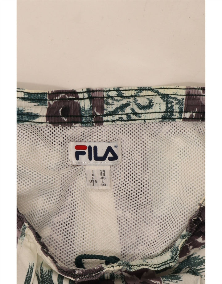 Pantaloni scurți de înot FILA pentru bărbați, mari, gri Ikat