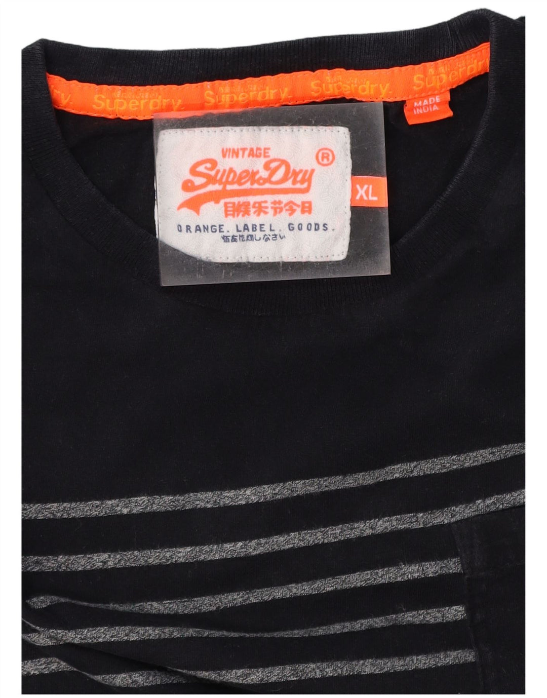 Tricou Bărbați SUPERDRY Top XL Bleumarin cu dungi